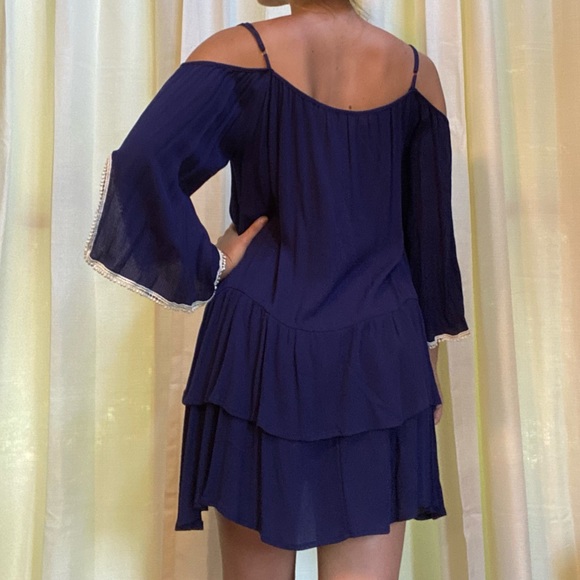 “Alya” size small navy dress - Picture 2 of 2